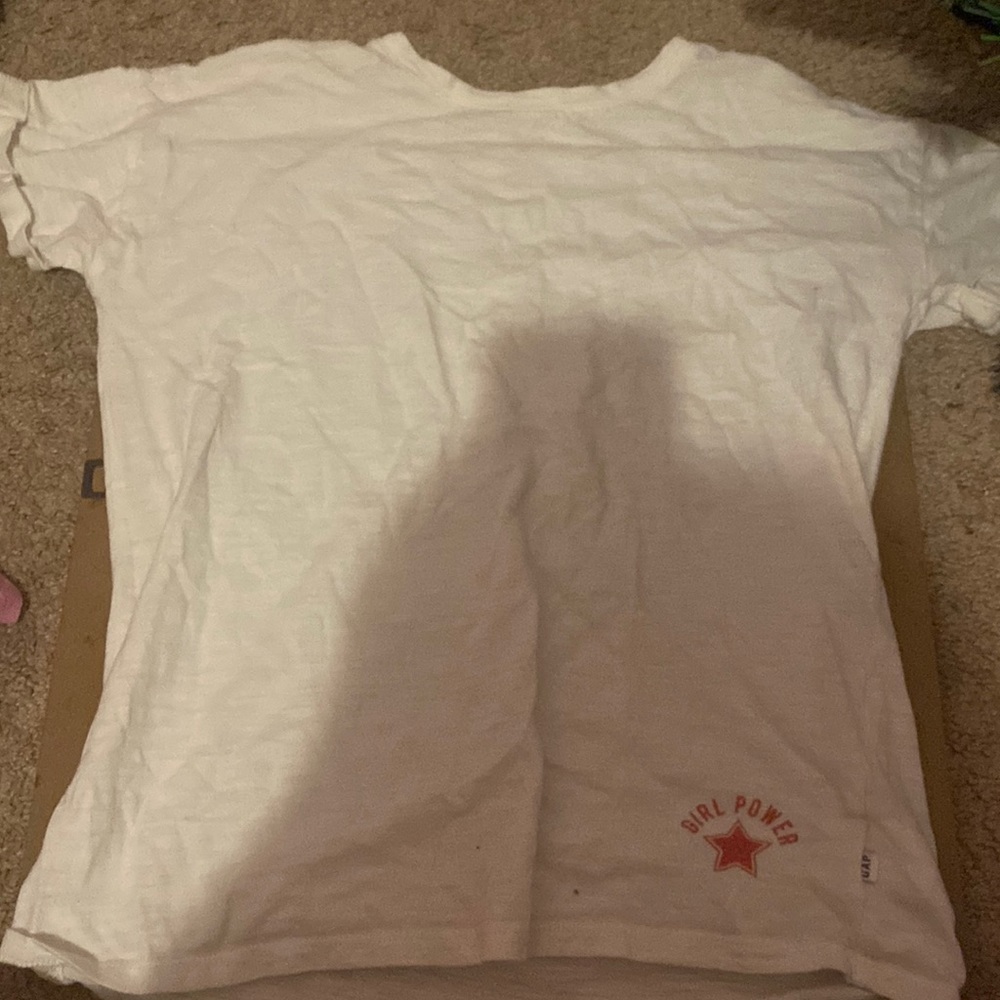 Two girl power shirts kids large